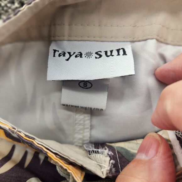 6/$30 Raya Sun small NWT brown floral boarding shorts - Picture 9 of 10